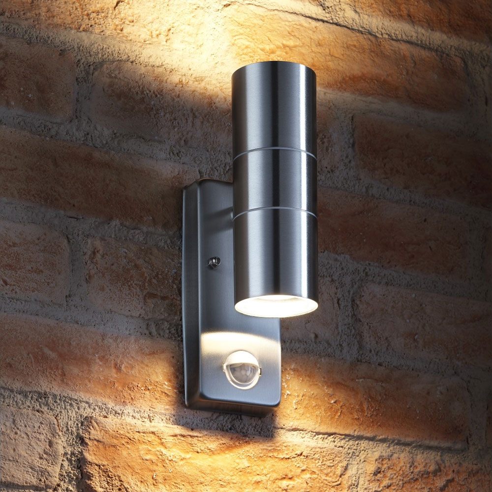 Wall Light Up & Down Light in warm white mounted on wall
