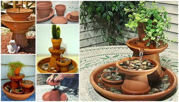 How to build a DIY Solar Water Feature guide - terracotta pod water feature