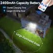 1000-Lumen Solar Security Light with PIR Motion Sensor