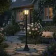 Metro Super Bright Solar Lamp Post Style Light – Lifestyle