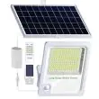 2000-Lumen Solar Security Floodlight with Dual PIR Detection Showing the dimensions of the product