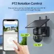 4g Solar Security Camera 4MP - PTZ