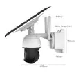 5MP Solar PTZ Camera – 20× Optical Zoom & 20W Solar Panel – Lifestyle