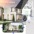 4MP Solar Camera – 355° Pan, Colour Night Vision & 128GB Card – Lifestyle