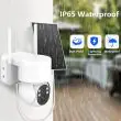 4MP Solar Camera – 355° Pan, Colour Night Vision & 128GB Card – Lifestyle