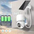 4MP Solar Camera – 355° Pan, Colour Night Vision & 128GB Card – Lifestyle