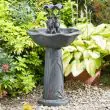 Solar Powered Duck Family Water Feature