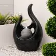 Marble Effect Solar Fountain