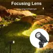 Adjustable Solar LED Garden Spotlights – Dual or Quad Head System, High-Efficiency, IP65 Waterproof