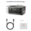 ALLPOWERS VOLIX P300 in a car boot on a road trip with runtime estimates