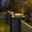 Aluminium Solar Pillar Lights