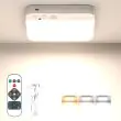 PowerBee MotionSense Pro Rechargeable Ceiling Light - 5200mAh Battery, 3 Color Modes, Motion Sensor