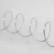 Outdoor battery fairy lights, Silver Wire Micro, 50 White LEDs : close up of string