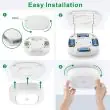 Battery Operated Ceiling Light Showing installation