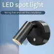 Battery Powered Lamp USB Rechargeable Being used as a reading light