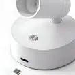 Battery Powered Lamp USB Rechargeable Being used as a reading light