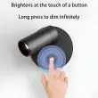 Battery Powered Lamp USB Rechargeable Being used as a reading light