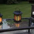 Black Solar Candle Lantern 17.5 cm – Lifestyle 1