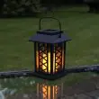 Black Solar Candle Lantern 17.5 cm – Lifestyle 1