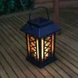 Black Solar Candle Lantern 17.5 cm – Lifestyle 1