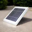 Black Granite Solar Powered Water Feature Showing the realistic granite finish