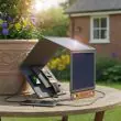 Solar Charger 14w Portable Solar Panel showing dimensions