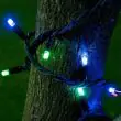 Colour Changing Outside Fairy Lights shwoing cable connection