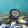 Colour Changing Solar Pond Light - used as spotlight