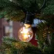 Commercial Festoon Lights Large Traditional Bulbs close up of bulbs