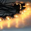 Commercial Festoon Lights Large Traditional Bulbs close up of bulbs