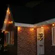 Commercial Festoon Lights Large Traditional Bulbs close up of bulbs