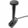 Compact Solar Fountain – 1.5W for Small Gardens Showing the high quality connections and the mounting stake for the solar panel
