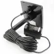 Compact Solar Fountain – 1.5W for Small Gardens Showing the high quality connections and the mounting stake for the solar panel