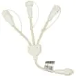 Connect Pro 3 Way Connector Black or White