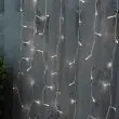 ConnectGo Curtain Lights Connectable Clear Cable 1m x 1m