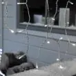 ConnectGo Curtain Lights Connectable Clear Cable 1m x 1m