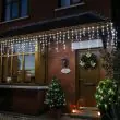 ConnectGo Icicle Lights Clear Cable