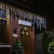 ConnectGo Icicle Lights Clear Cable