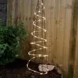 ConnectGo Led Rope Lights on brid feeder in garden