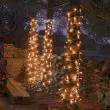 ConnectPro Connectable Outdoor LED String Lights, White Rubber Cable