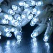 ConnectPro Connectable Outdoor LED String Lights, White Rubber Cable