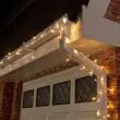 ConnectPro Connectable Outdoor LED String Lights, White Rubber Cable