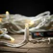ConnectPro Outdoor Lights Flash Bulb, White Cable showing IP65 rating