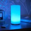 Cordless Table Lamp Colour Changing on table at night turned on