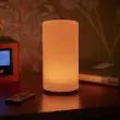 Cordless Table Lamp Colour Changing on table at night turned on