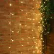 Curtain Lights Connectable Clear Cable 2m x 3m  in warm white 
