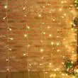 Curtain Lights Connectable Clear Cable 2m x 3m  in warm white 