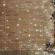 Curtain Lights Connectable Clear Cable 2m x 3m  in warm white 