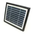 Solar SpotLights Twin Head Custodian  Showing solar panel