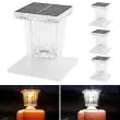 Deck Post Solar Light Caps - 4 pk